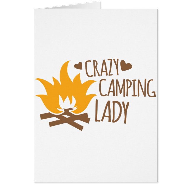 Crazy Camping Lady (Front)