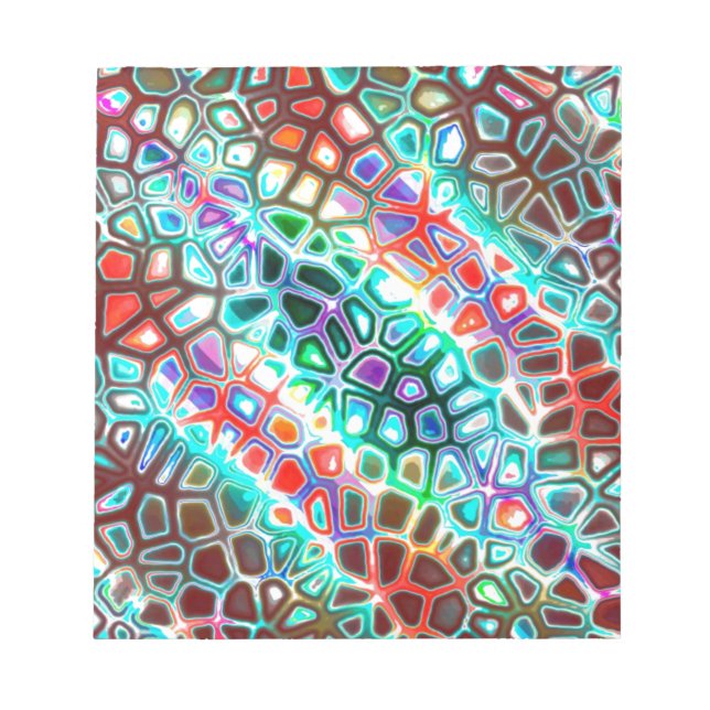 Crazy  Carnival Coloured Notepad (Front)