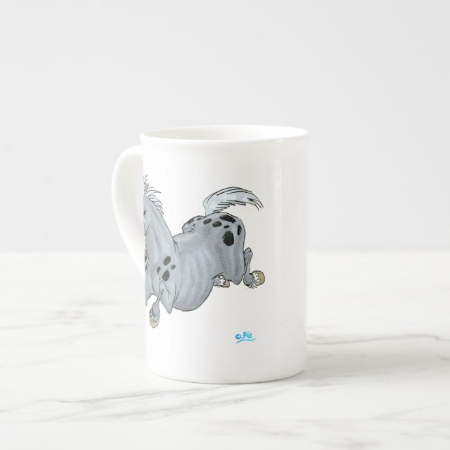 Crazy Cartoon Cheval os Chine Mug (Devant gauche)