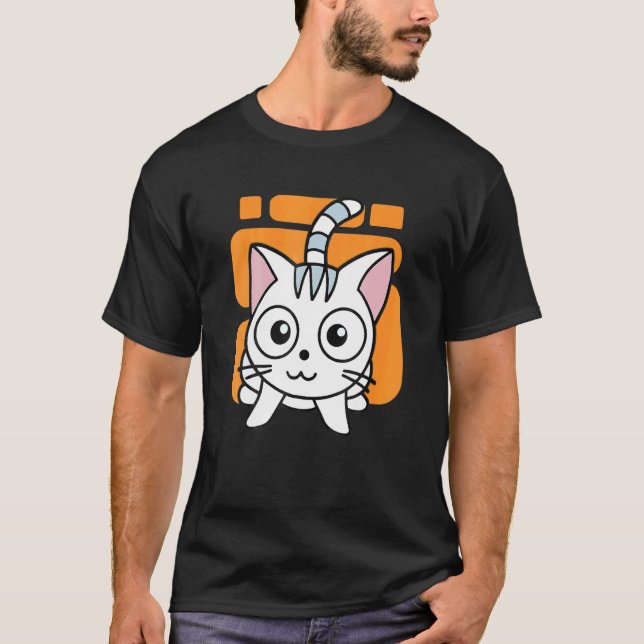 Crazy Cat Children Cat T-Shirt (Front)