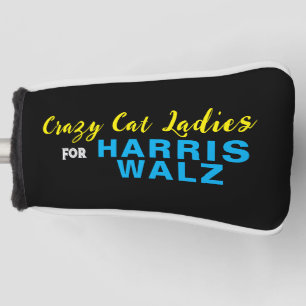 Crazy Cat Ladies For HARRIS WALZ Golf Head Cover