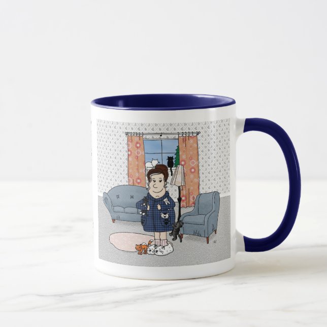 'Crazy Cat Lady' (2011) Mug (Right)