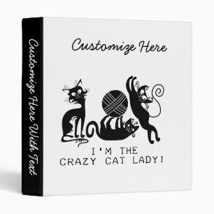 Crazy Cat Lady Binder