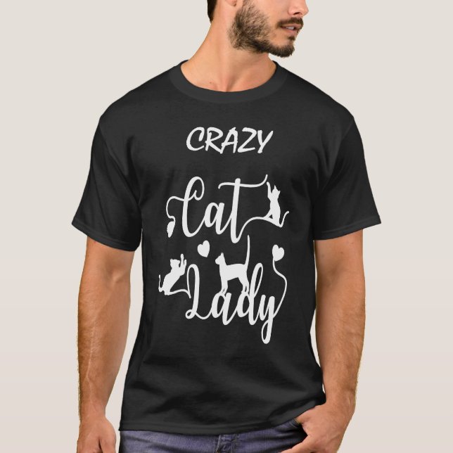 Crazy Cat Lady Cats Women T-Shirt (Front)