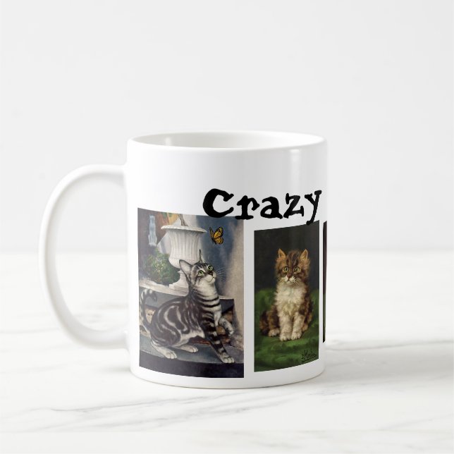 Crazy Cat Lady Coffee Mug (Left)