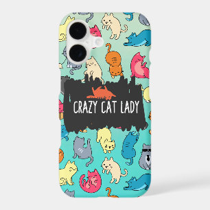 Crazy Cat Lady Cute and Playful Cat Pattern