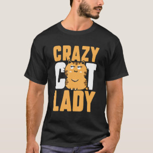 Crazy Cat Lady Daughter Girls Kids Toddler Cat K T-Shirt