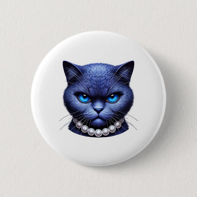 Crazy Cat Lady Election 2024 2 Inch Round Button (Front)
