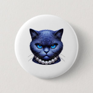 Crazy Cat Lady Election 2024 2 Inch Round Button