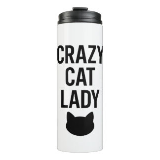 Crazy Cat Lady – Funny Cat Lover Gift Thermal Tumbler