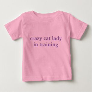 crazy cat lady in training baby tutu CUTE bodysuit