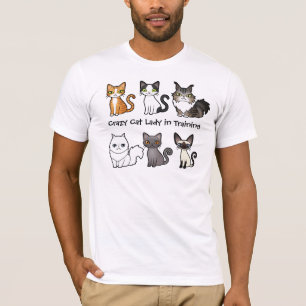 Crazy Cat Lady in Training (design your own cat) T-Shirt