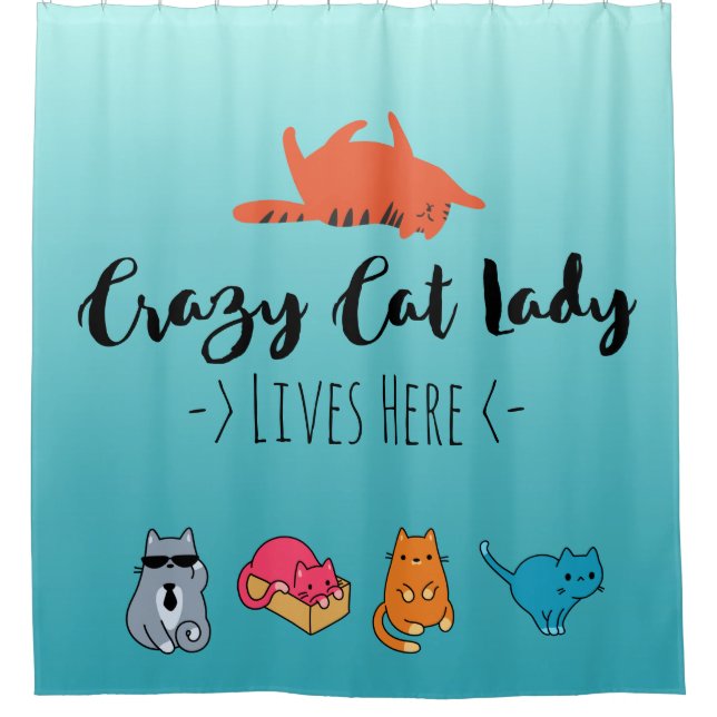 Crazy Cat Lady Lives Here (Front)