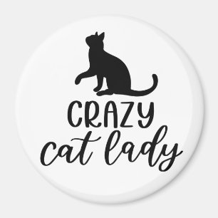 Crazy Cat Lady Magnet
