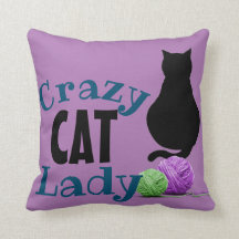 Crazy Cat Lady Pillow