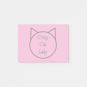 Crazy Cat Lady Post-it Notes