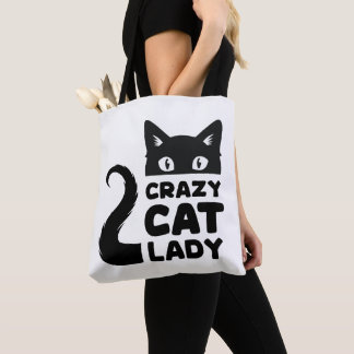 Crazy Cat Lady Sac fourre-tout