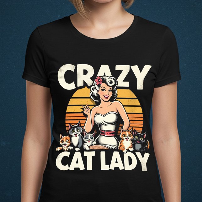 Crazy Cat Lady T-Shirt (Creator Uploaded)