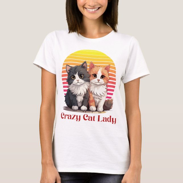 Crazy Cat Lady T-Shirt (Front)