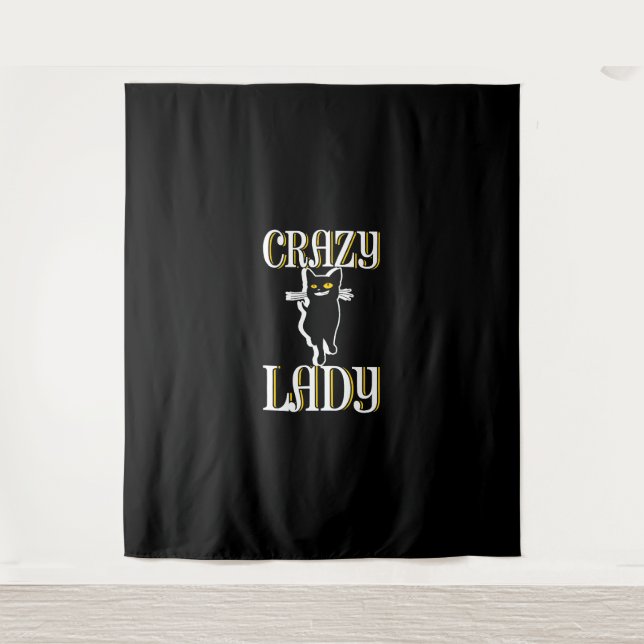 Crazy Cat Lady                   Tapestry (Front)