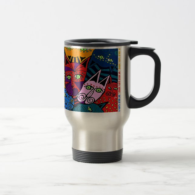 Crazy Cat Lady Travel Mug (Right)