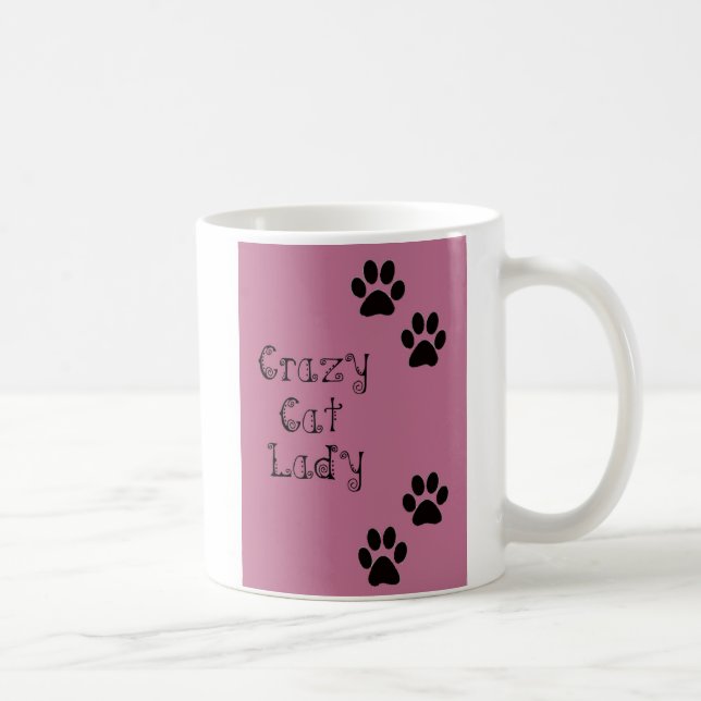 Crazy Cat Mug (Right)