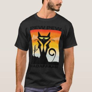Crazy Cat Pew Madafakas For Cat Cat Vintage 1 T-Shirt