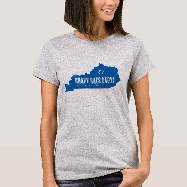 Crazy Cats Lady t-shirt (Front)