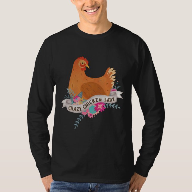 Crazy Chicken Lady   59 T-Shirt (Front)