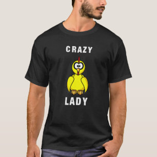Crazy Chicken Lady Farm Animal Gif T-Shirt