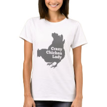 Crazy Chicken Lady Pecking dark grey