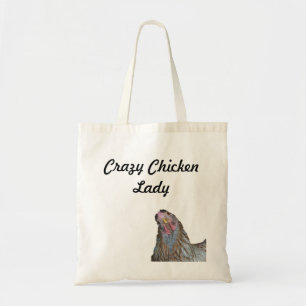 Crazy Chicken Lady Tote Bag