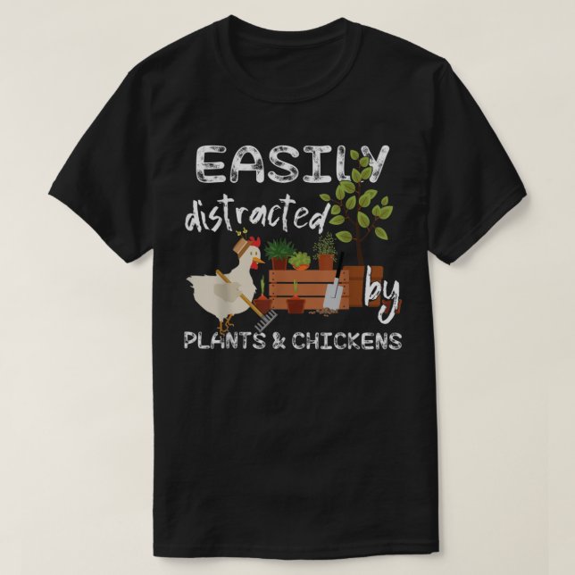 Crazy Chicken Man  T-Shirt (Design Front)