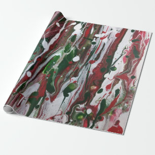 Crazy Christmas Abstract Wrapping Paper
