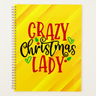 Crazy Christmas Lady-84654 Planner