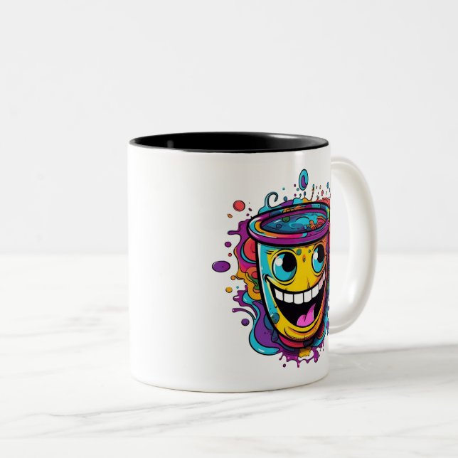 Crazy coffee mug (Front Right)