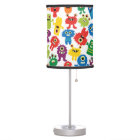 Crazy Colourful Monsters Kids Table Lamp