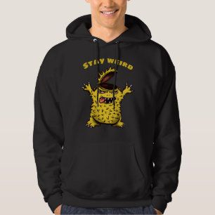 Crazy Cool Character Stay Weird Hoodie