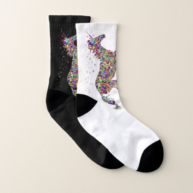 Crazy Cool Unicorn Socks (Pair)