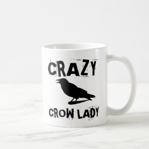 CRAZY CROW LADY COFFEE MUGS