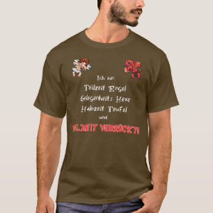 Crazy Dabbing With Devil And Angel 1 T-Shirt