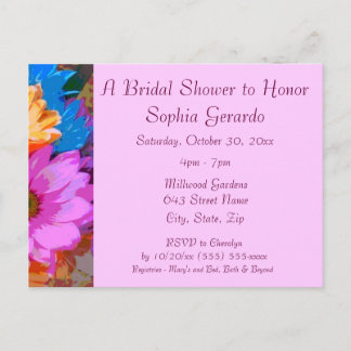 "Crazy Daisies" (1) - Bridal Shower Invitation