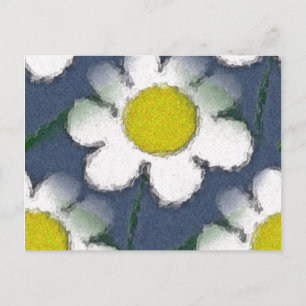 Crazy Daisy Love Postcard