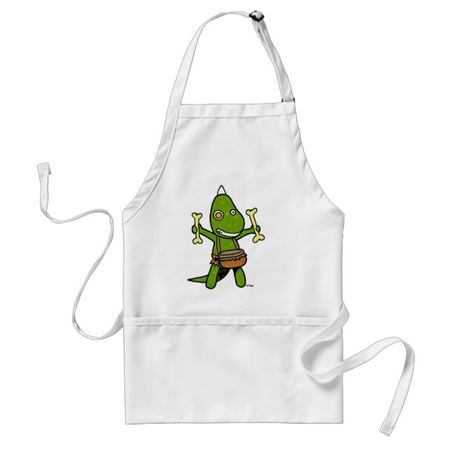 crazy dino standard apron (Front)