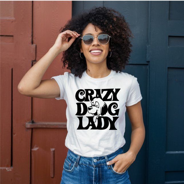 Crazy Dog Lady T-Shirt (Creator Uploaded)
