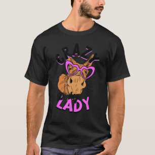Crazy Donkey Lady Animal Donkey Mom Farmer Donkey  T-Shirt