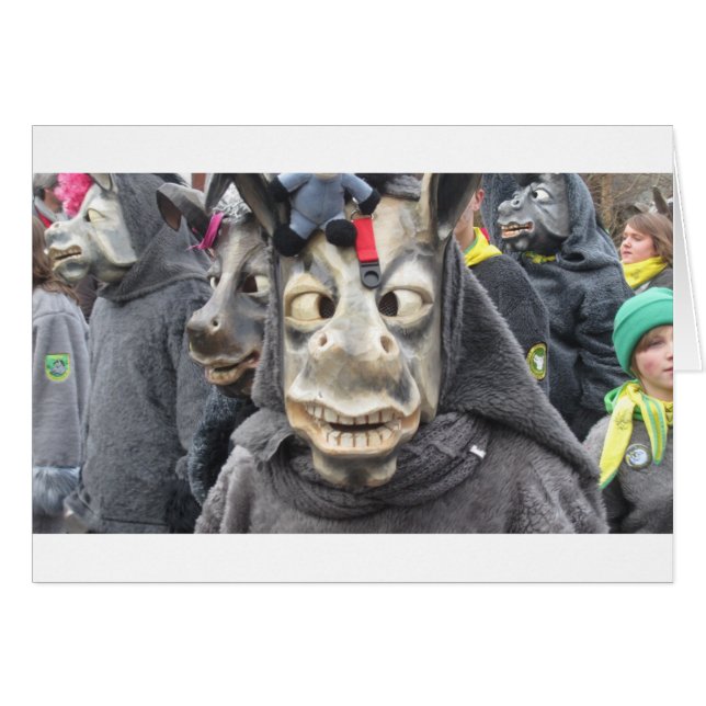 Crazy Donkey Mask (Front Horizontal)