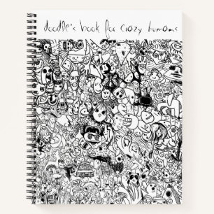 crazy doodle notebook