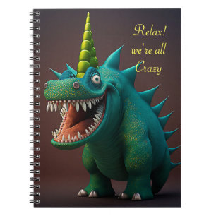 Crazy dragon notebook