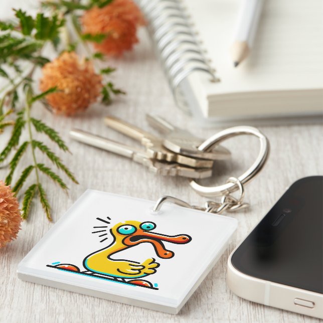 Crazy Ente Keychain (Front Right)